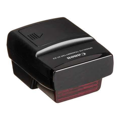 Canon Speedlite Transmitter ST-E2 User manual Canon Speedlite Transmitter ST-E2 User manual