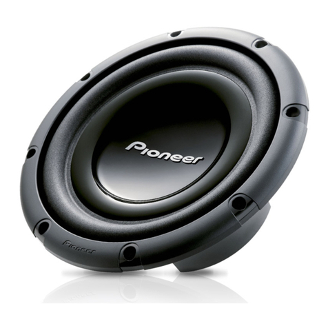 Pioneer TS-W303R installation manual