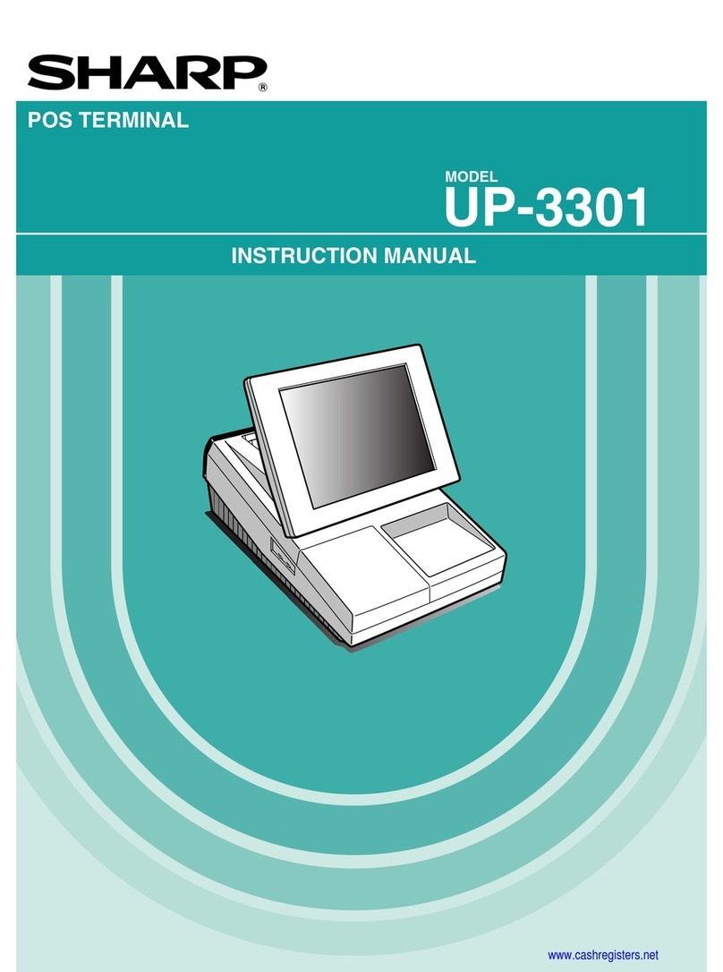 Sharp UP-3301 instruction manual