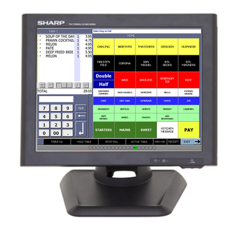 Sharp RZ-X650 Hardware operation manual