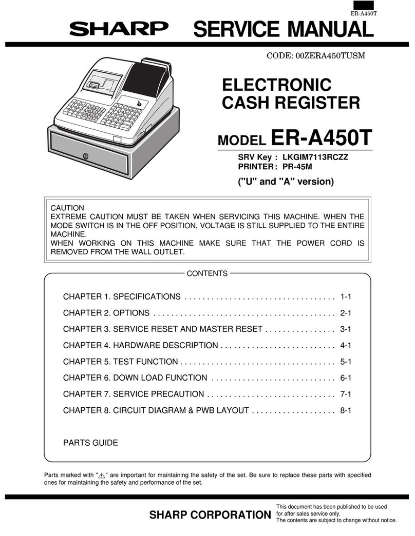 Sharp ER-A450T User manual