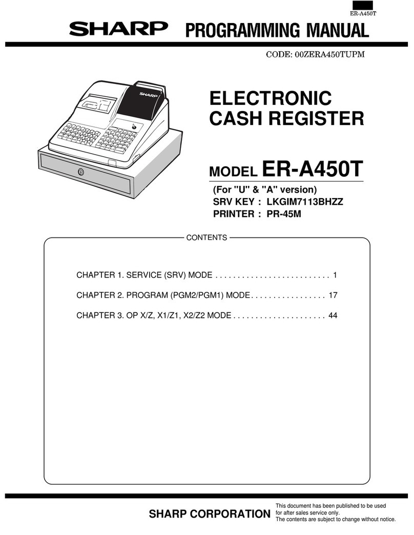 Sharp ER-A450T Owner's manual