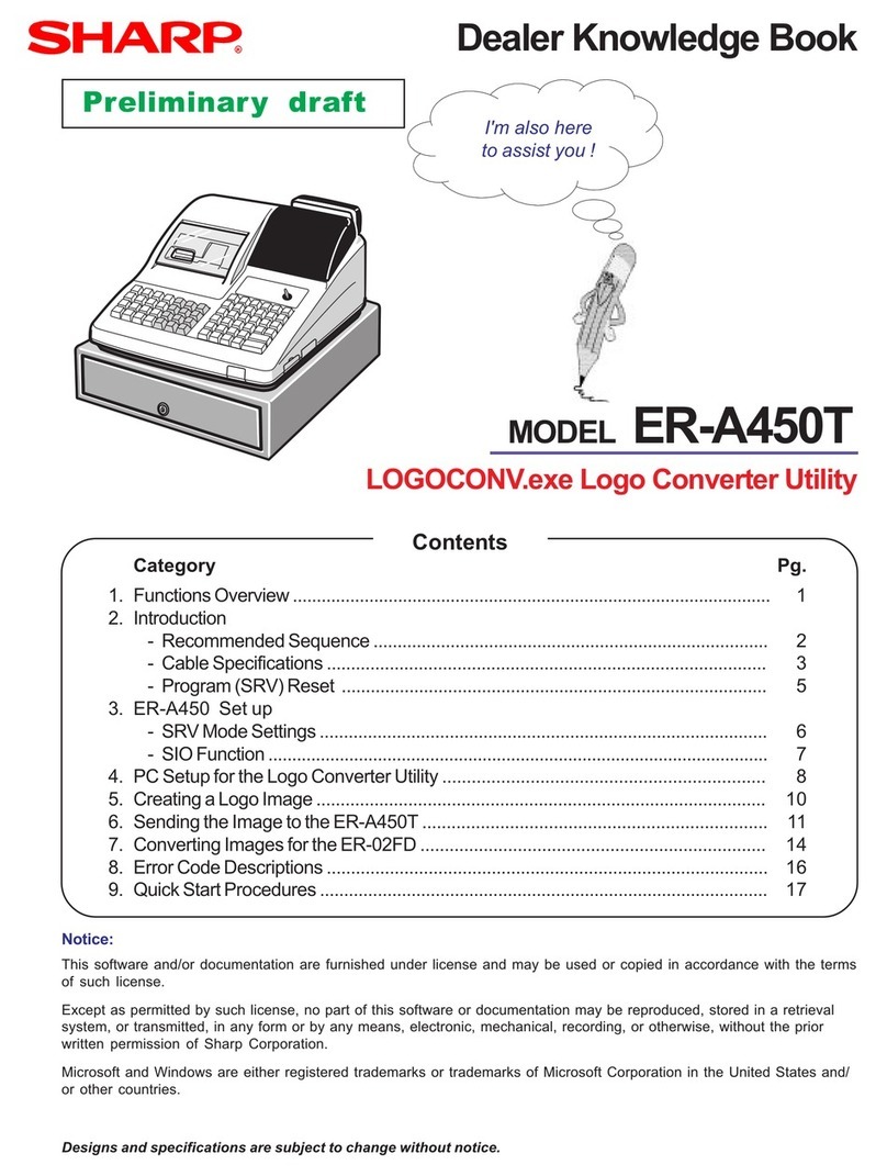 Sharp ER-A450T Knowledge book