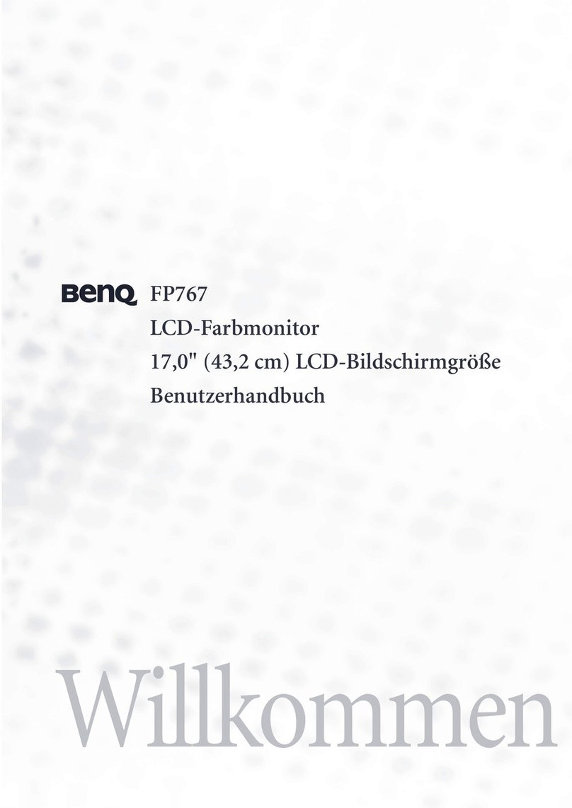 BenQ FP757 Instructions for use