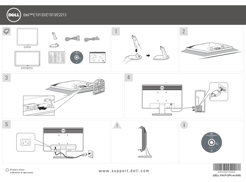 Dell E1913 User manual Dell E1913 User manual