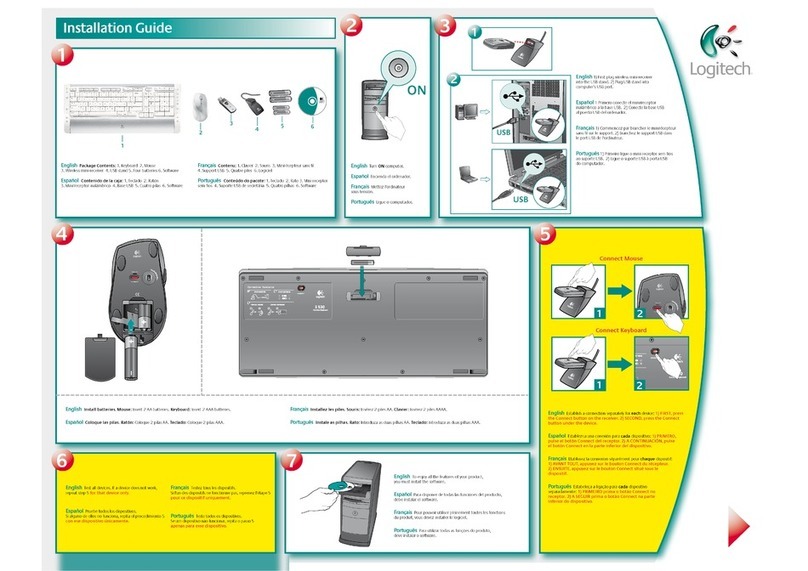 Logitech TH408LL/A - Cordless Desktop S 530 Laser Wireless... User manual