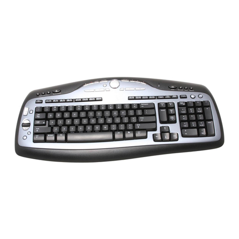 Logitech MX 3000 Laser - Cordless Desktop - Keyboard User manual