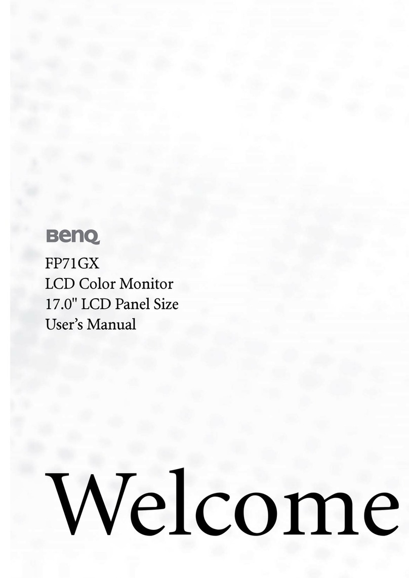 BenQ FP72V User manual