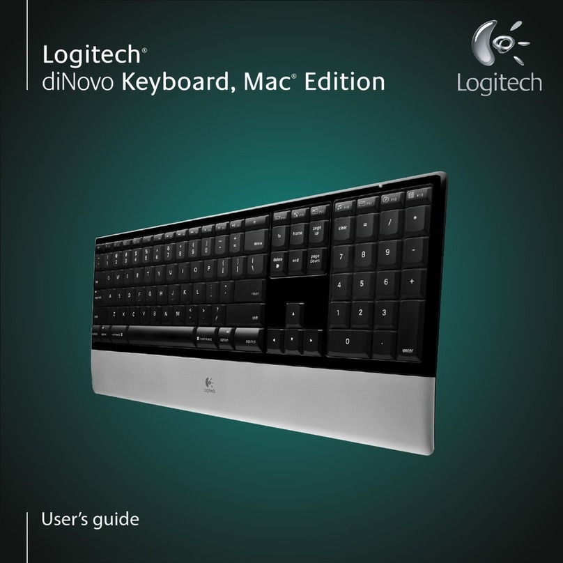 Logitech 920-000927 - diNovo Keyboard For Notebooks... user guide