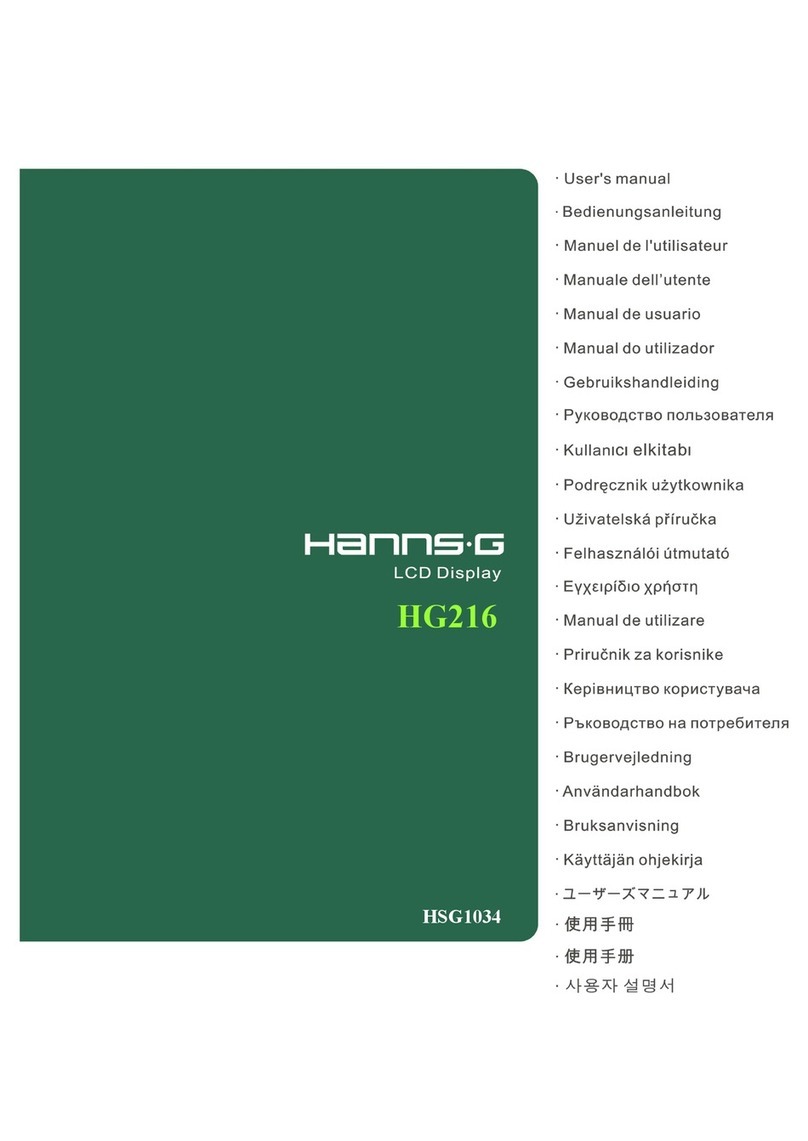 Hanns.G HG-216DPB User manual Hanns.G HG-216DPB User manual