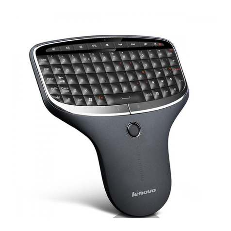 Lenovo Multimedia Remote with Keyboard N5902 User manual