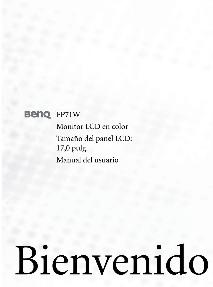 BenQ FP71W User manual