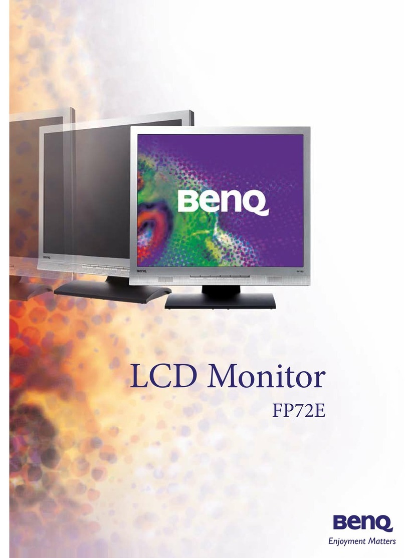 BenQ FP72E User manual