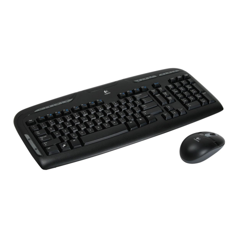 Logitech 967561-0111 - Cordless Desktop EX 110 Wireless... User manual