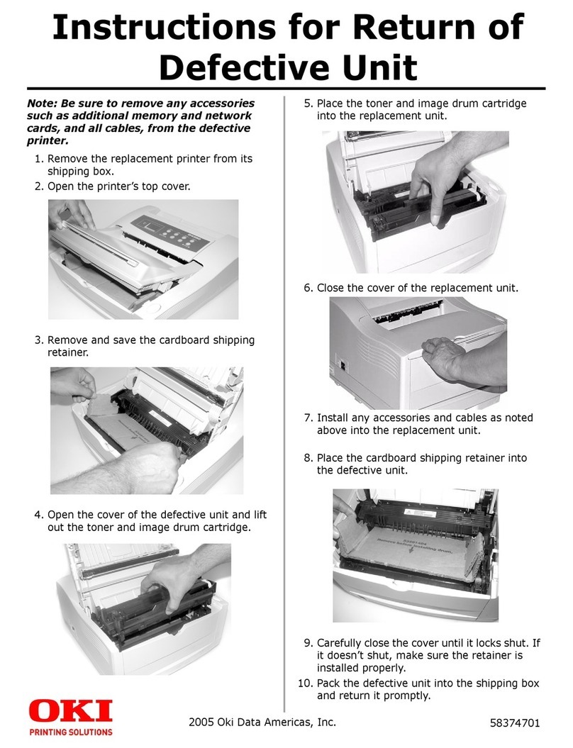 Oki B4200 User manual