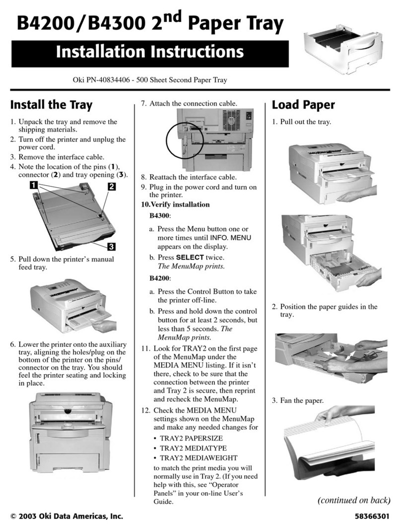Oki B4200 User manual