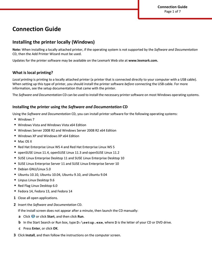 Lexmark Color Laser Instruction Manual