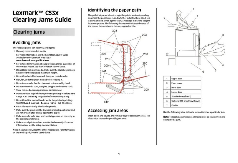 Lexmark C53x User manual