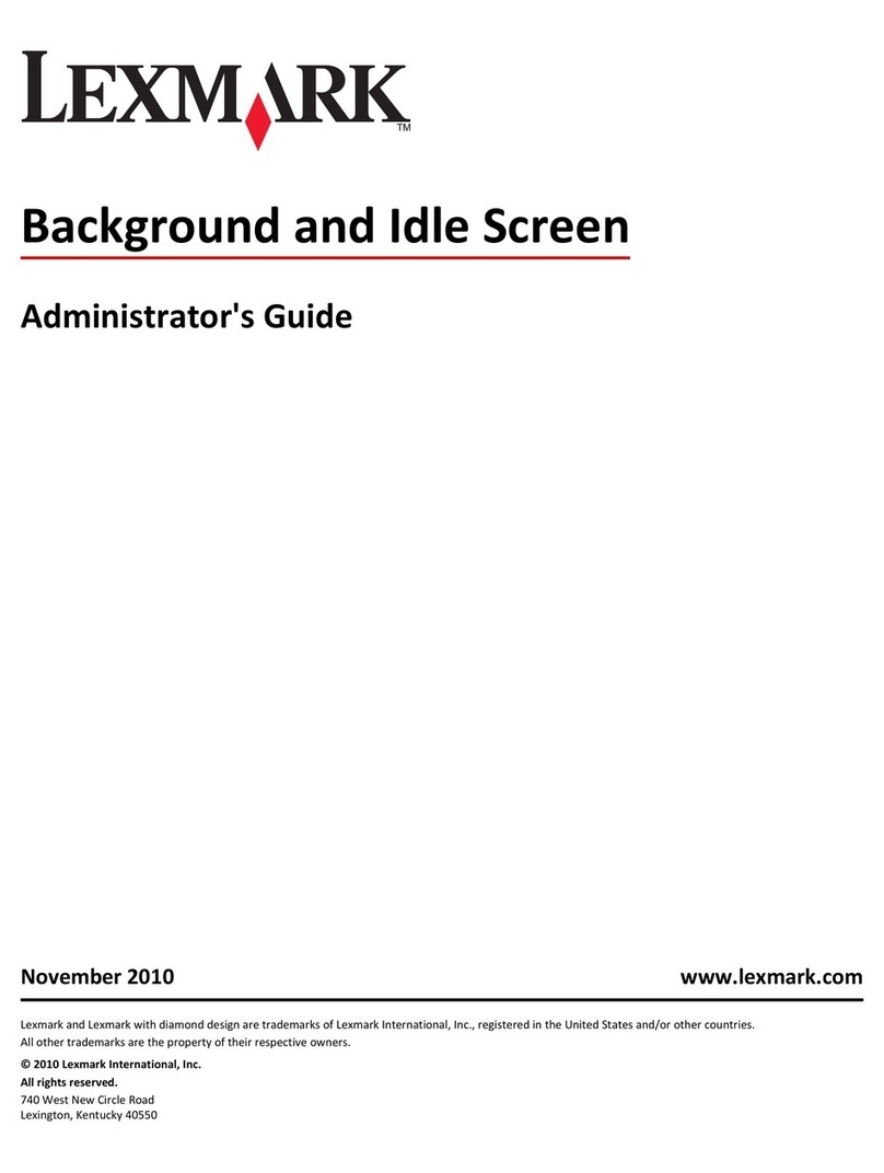 Lexmark Color Laser Administrator's guide Lexmark Color Laser Administrator's guide