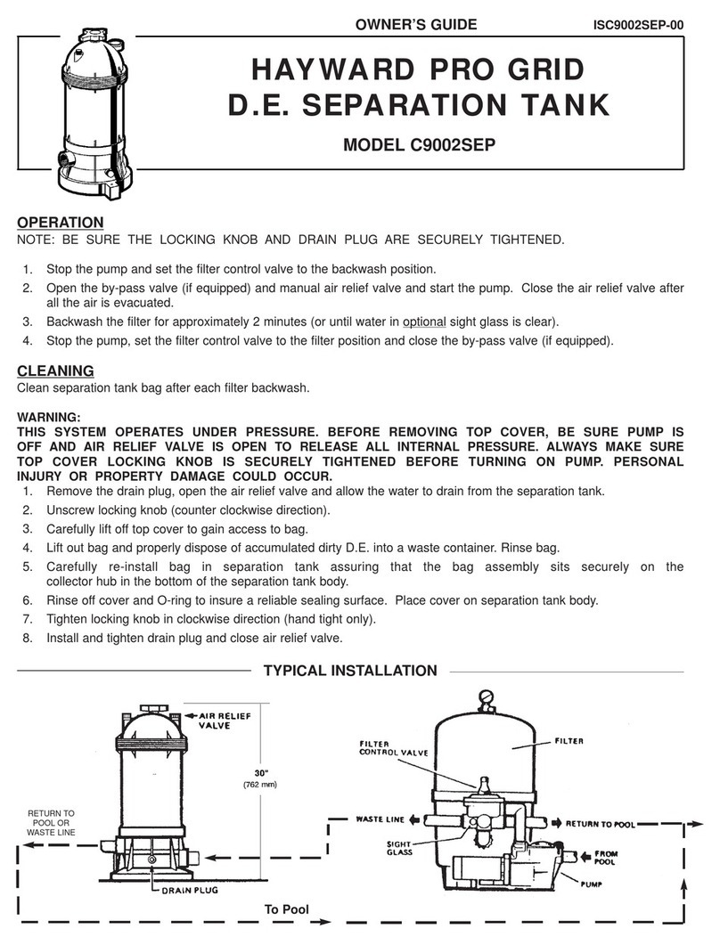 Hayward PRO GRID C9002SEP owner's guide