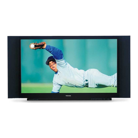 Toshiba 52HMX95 - 52" Rear Projection TV User manual
