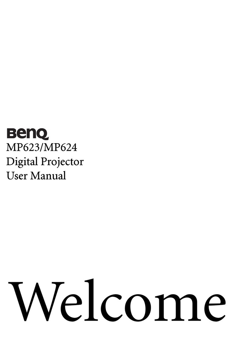 BenQ MP623 - XGA DLP Projector user manual