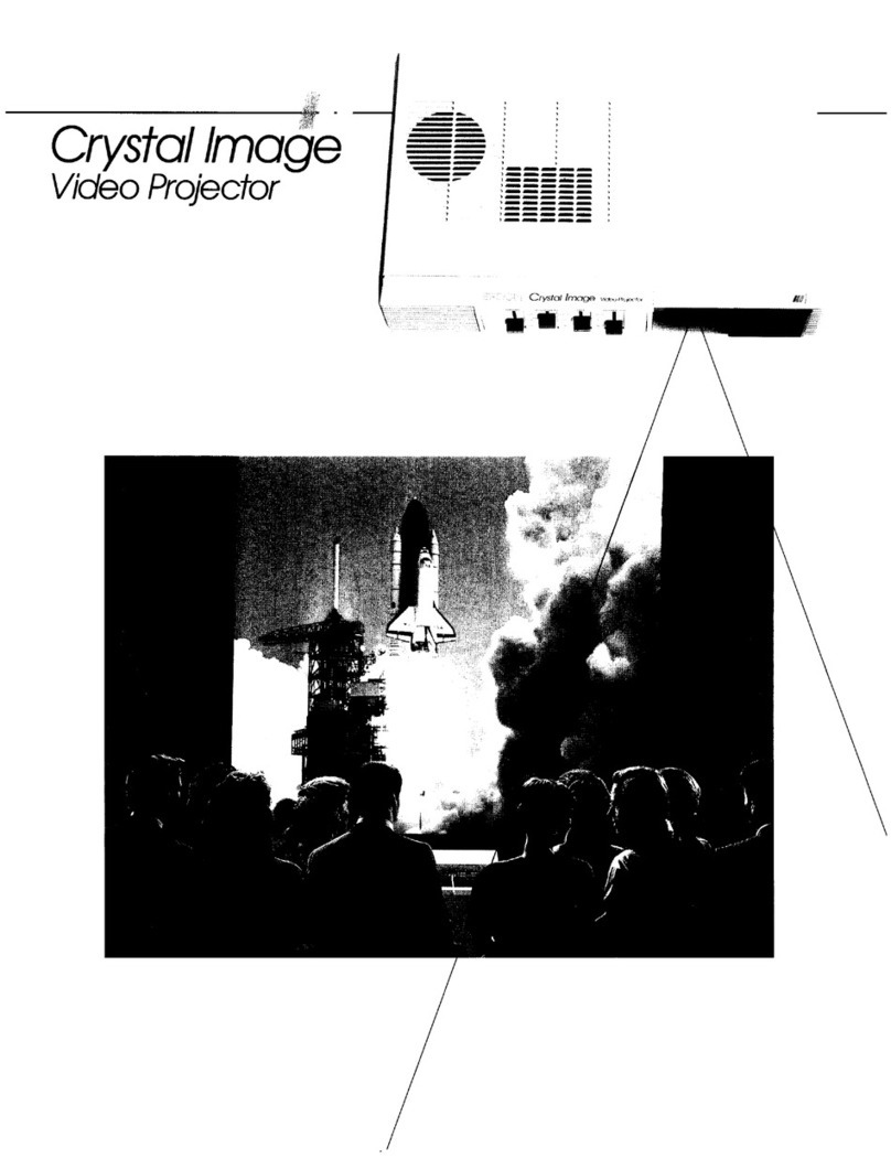 Epson Crystal Image Video Projector User manual