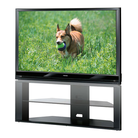 Toshiba 57HM167 - 57" Rear Projection TV User manual Toshiba 57HM167 - 57" Rear Projection TV User manual