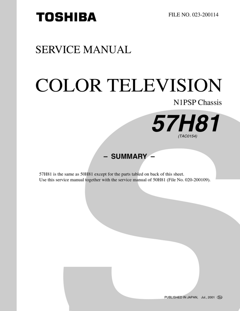 Toshiba 57H81 Application guide