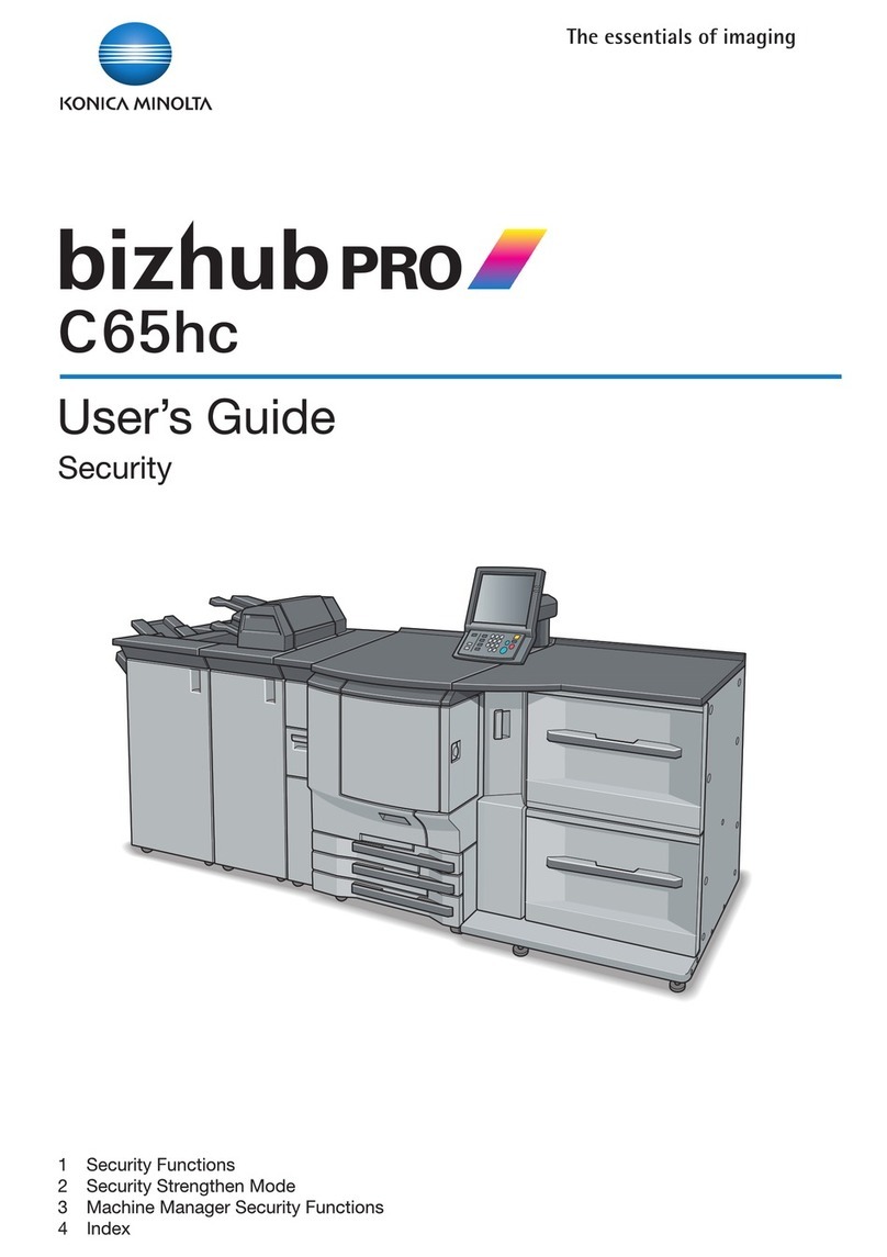 Konica Minolta bizhub PRO C65hc User manual