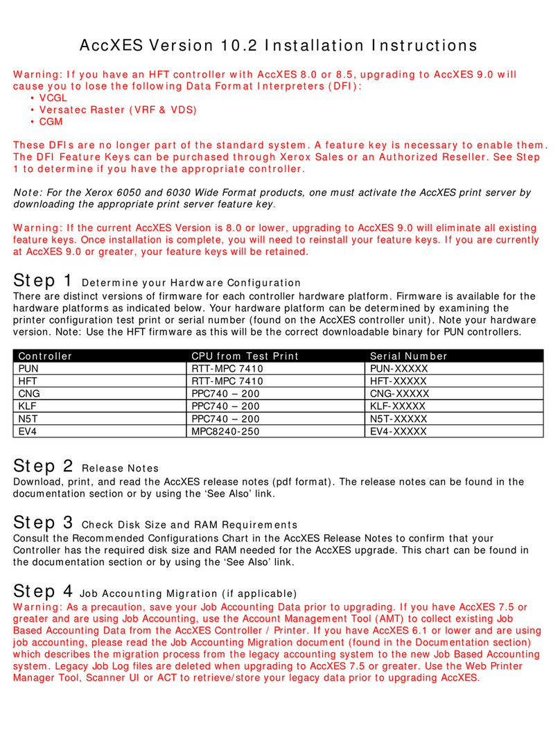 Xerox 850DP - Phaser Color Solid Ink Printer User manual