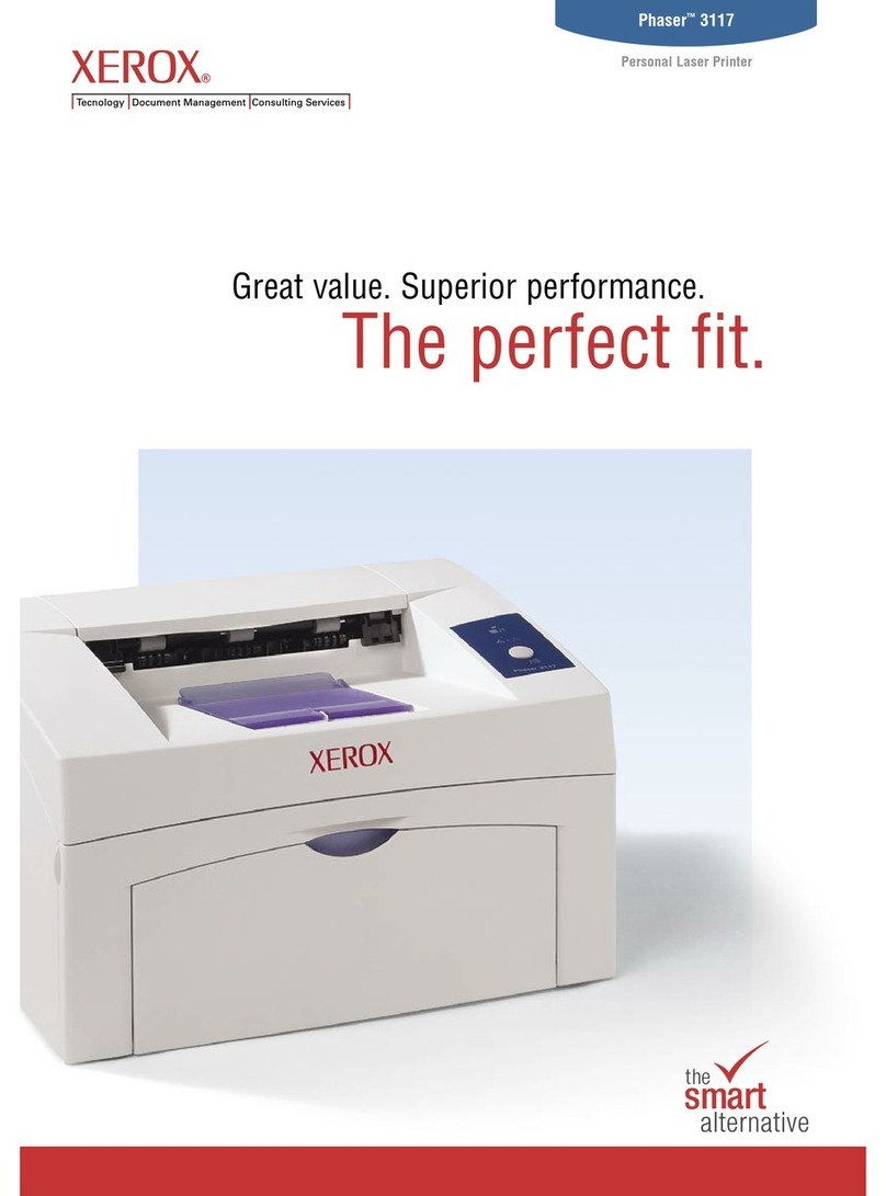 Xerox 3117 - Phaser B/W Laser Printer User manual