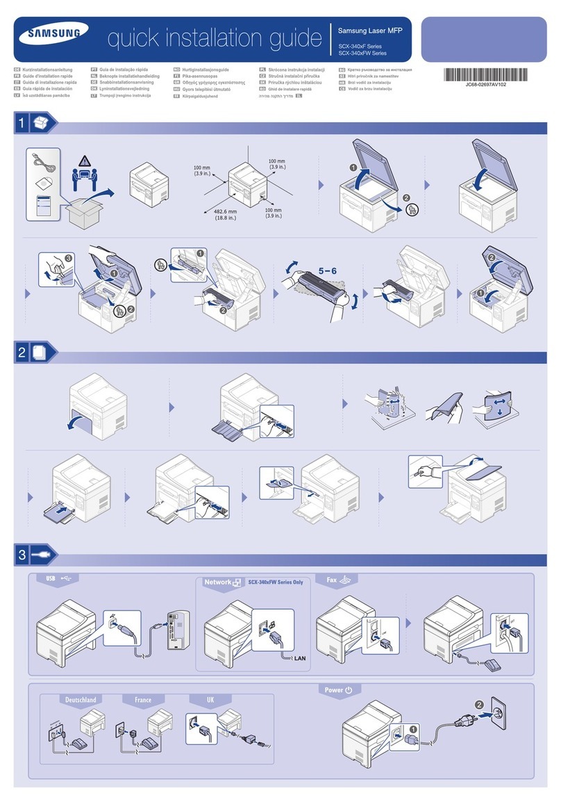 Samsung SCX-3405FW User manual Samsung SCX-3405FW User manual