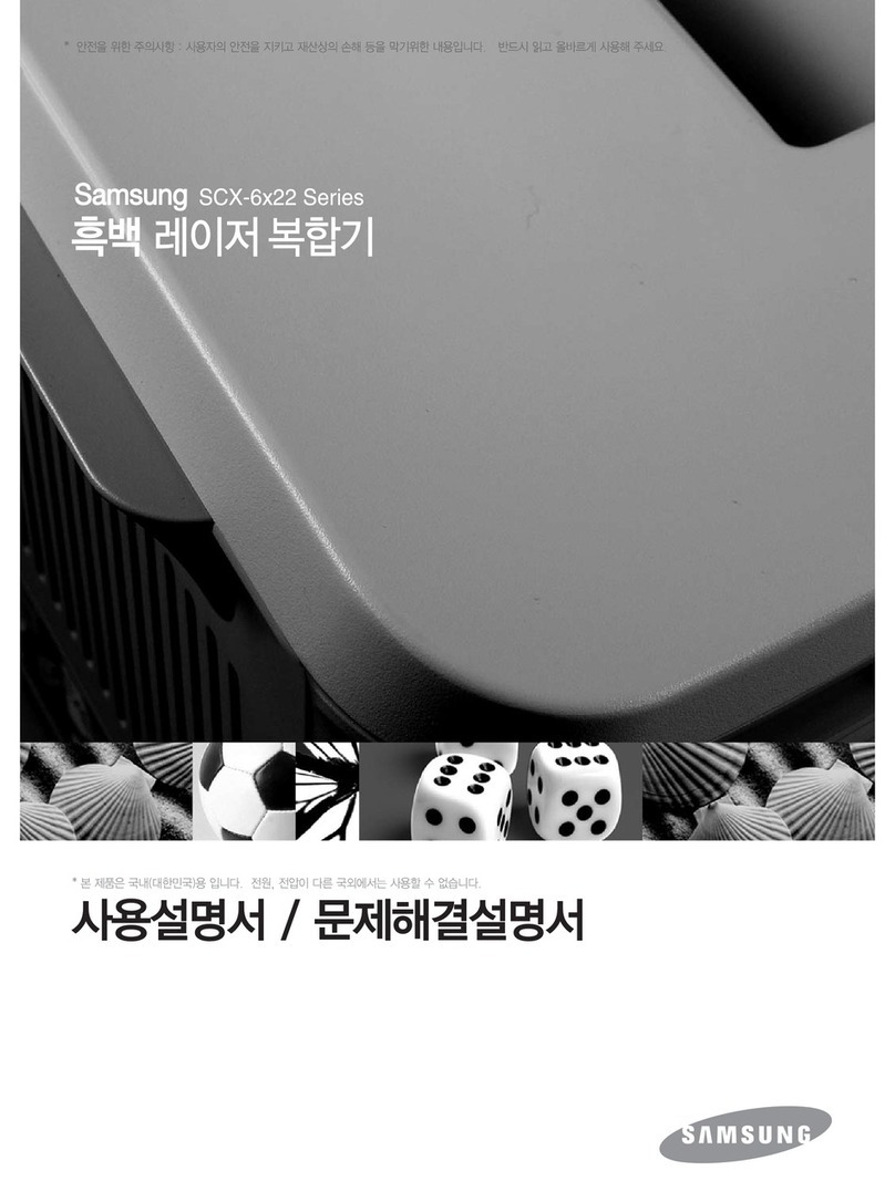 Samsung SCX 6322DN - B/W Laser - All-in-One User manual