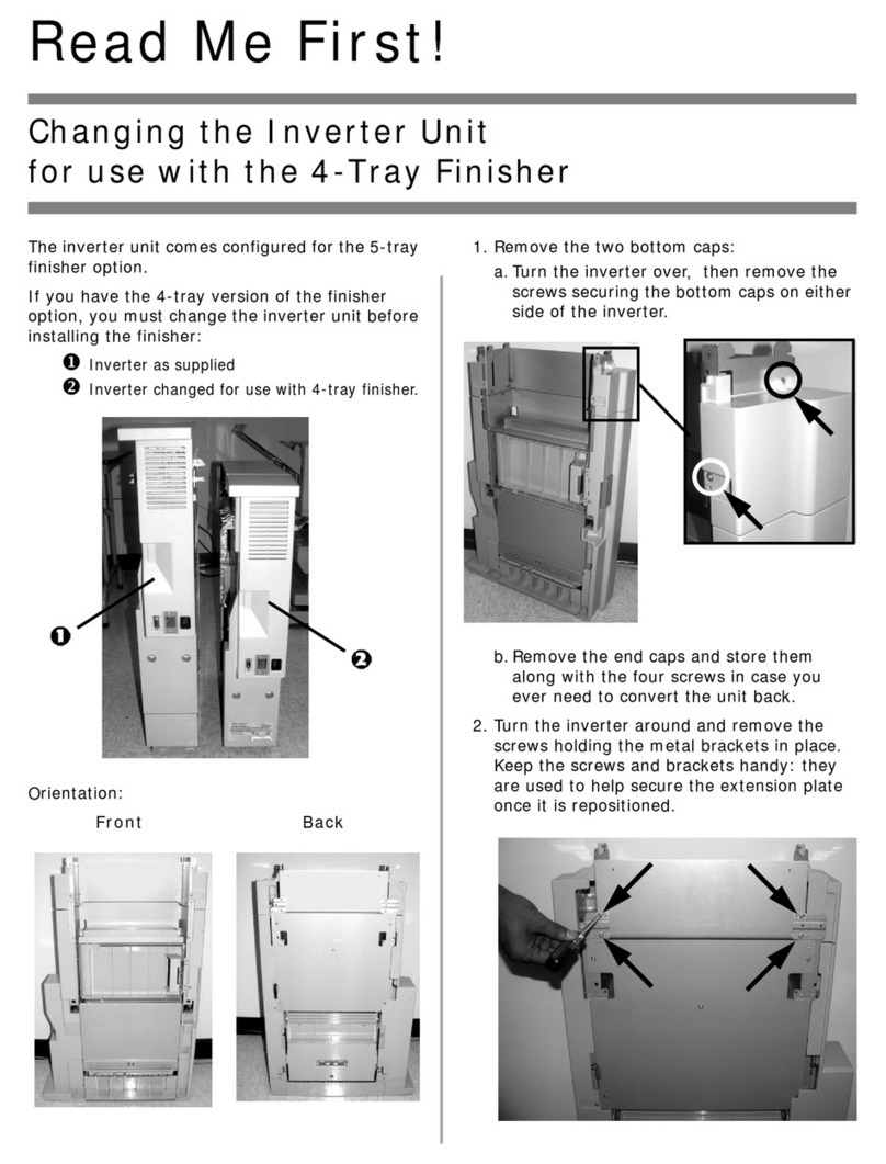 Oki ES3640eMFP Change instructions