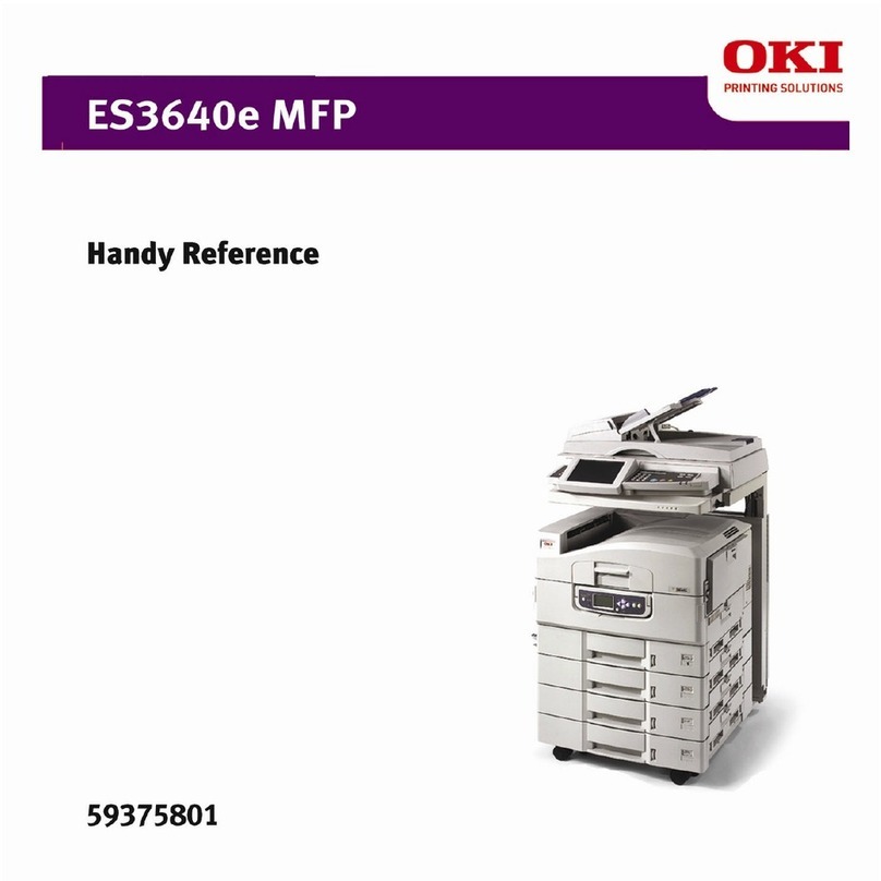 Oki ES3640eMFP Service manual