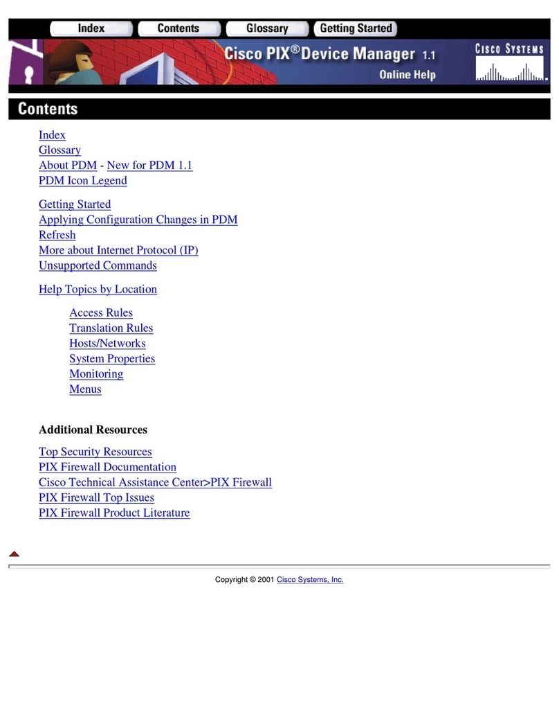 Cisco PIX 520 - PIX Firewall 520 Reference guide