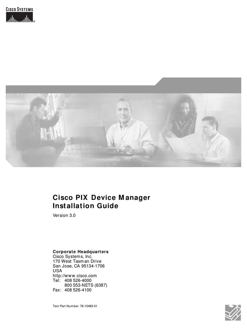 Cisco PIX 520 - PIX Firewall 520 User manual