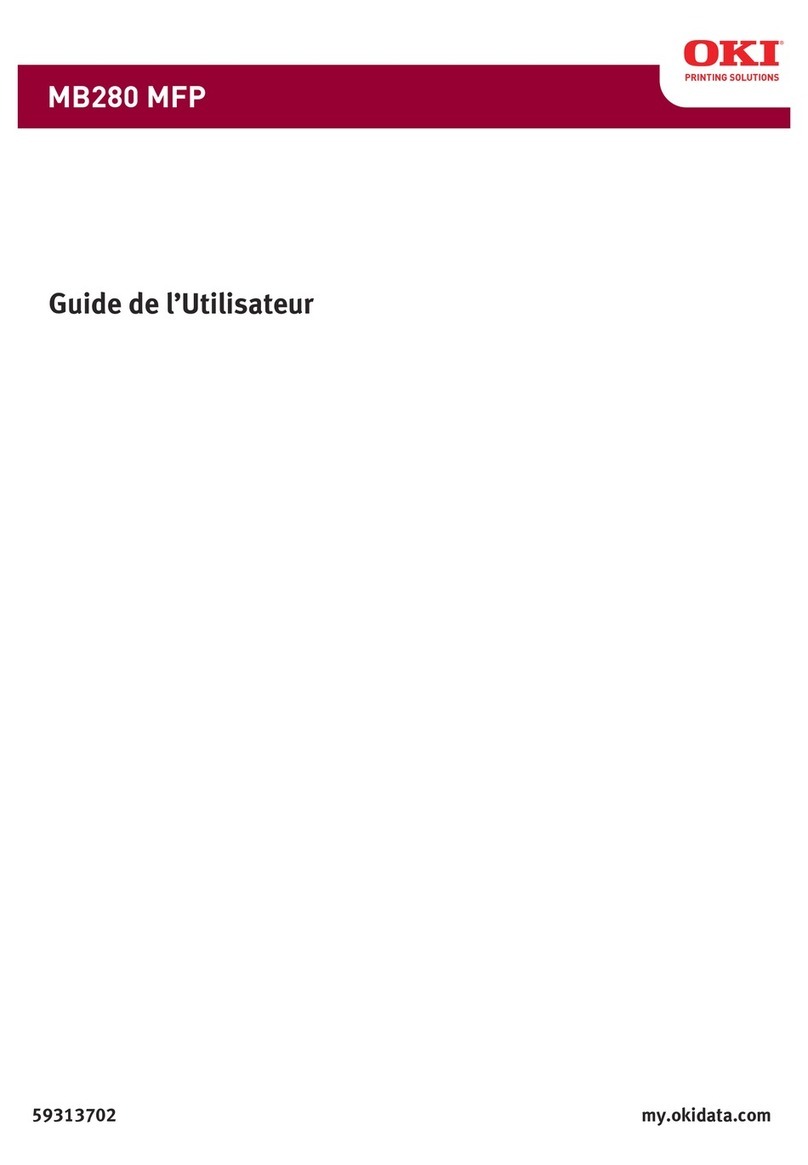 Oki MB280 MFP Quick start guide