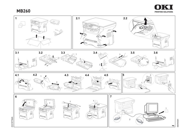 Oki MB 260 quick start guide