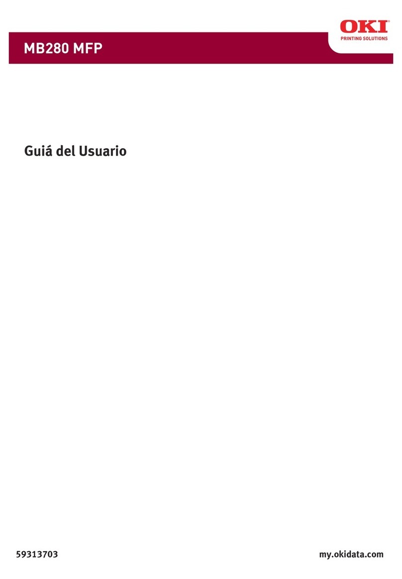 Oki MB280 MFP Quick start guide