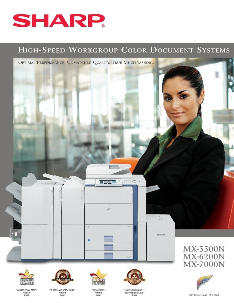Sharp MX 5500N - Color Laser - Copier User manual