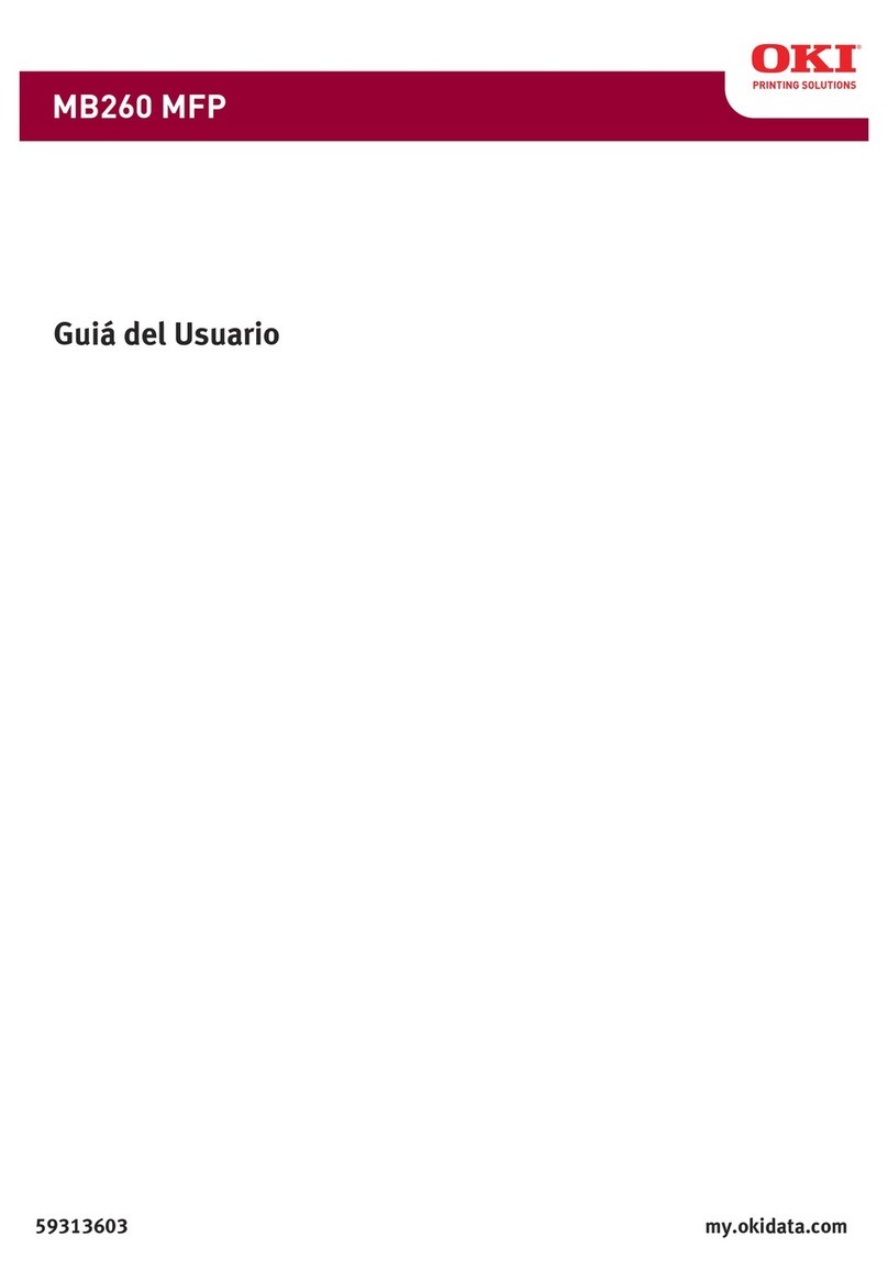 Oki MB260 MFP Quick start guide