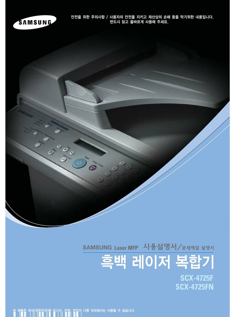 Samsung SCX 4725FN - B/W Laser - All-in-One user manual