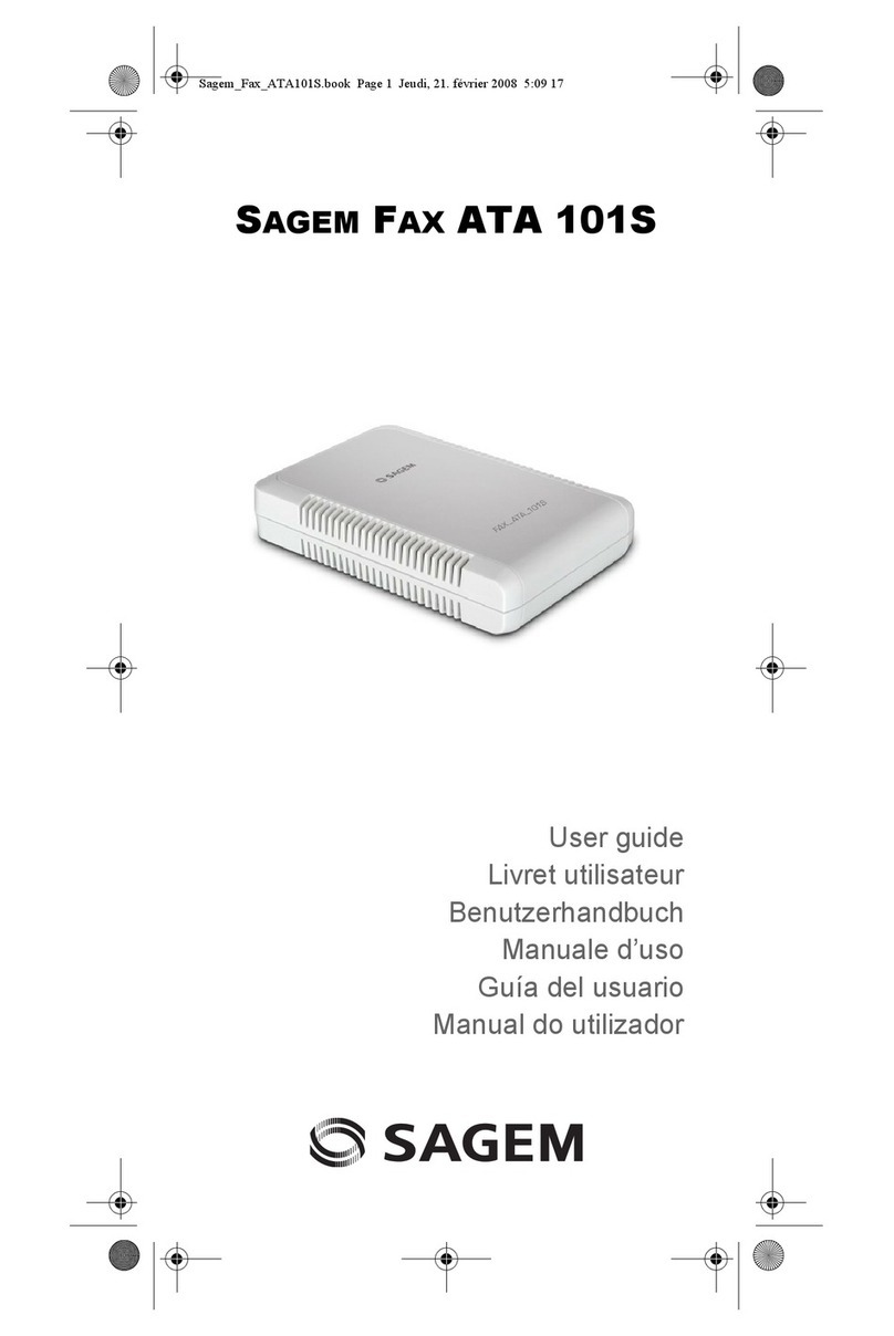 Sagem 3100MFPX - Phaser B/W Laser user guide
