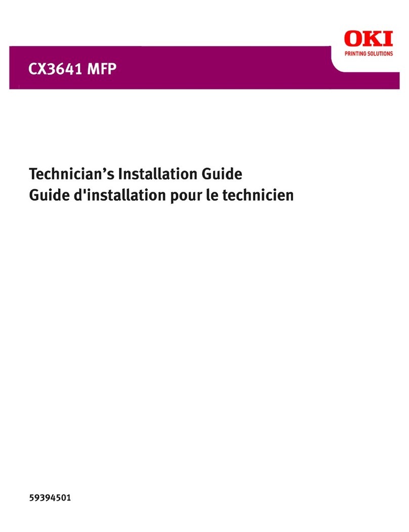 Oki CX3641 MFP installation guide