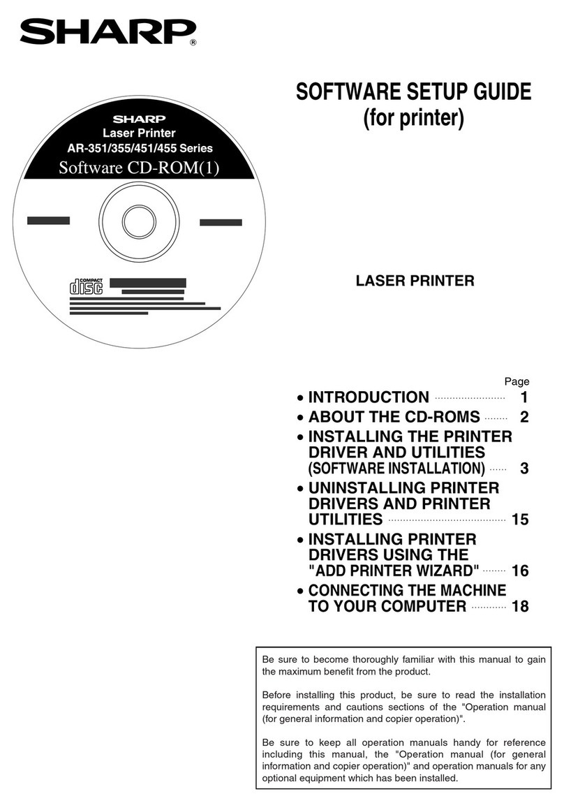 Sharp AR-M355 User manual