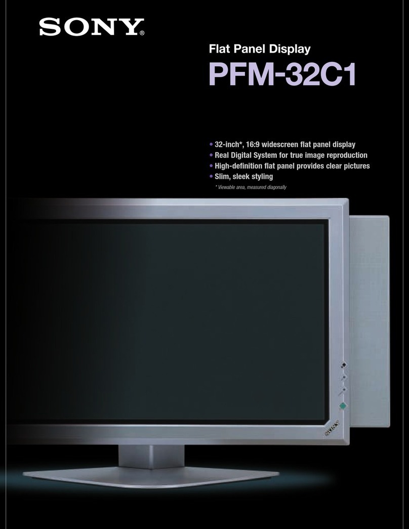 Sony PFM-32C1 User manual Sony PFM-32C1 User manual