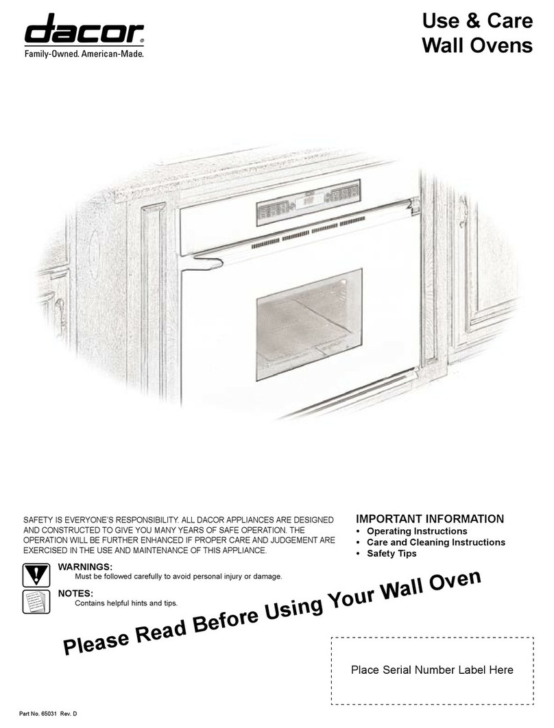 Dacor MCS130B Installation instructions Dacor MCS130B Installation instructions