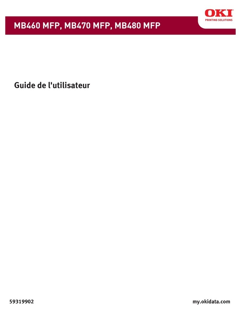 Oki MB460MFP Guide de l'utilisateur